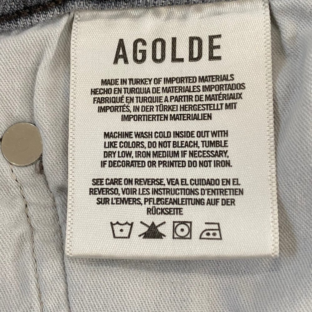 Agolde Nico High Rise Slim Jeans *Risk* - Picture 12 of 14
